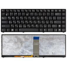 Клавиатура для Asus UL20 Eee PC 1201 черная с рамкой с подсветкой