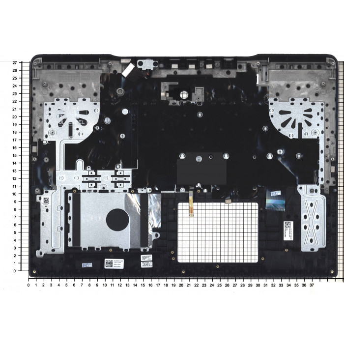 Клавиатура для ноутбука Dell G7 7790 17-7790 черная с подсветкой топ-панель