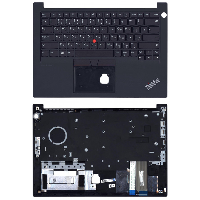 Клавиатура для Lenovo Thinkpad E14 топкейс без подсветки