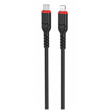 Кабель USB-C HOCO X59 Victory Type-C-Lightning, 20W, 2м, черный