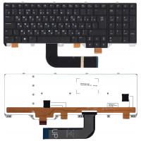 Клавиатура для Dell Alienware M17x R5 черная с подсветкой