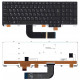 Клавиатура для Dell Alienware M17x R5 черная с подсветкой