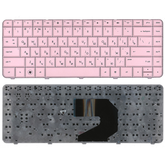 Клавиатура для HP Pavilion G4 G4-1000 G6 G6-1000 CQ43 розовая
