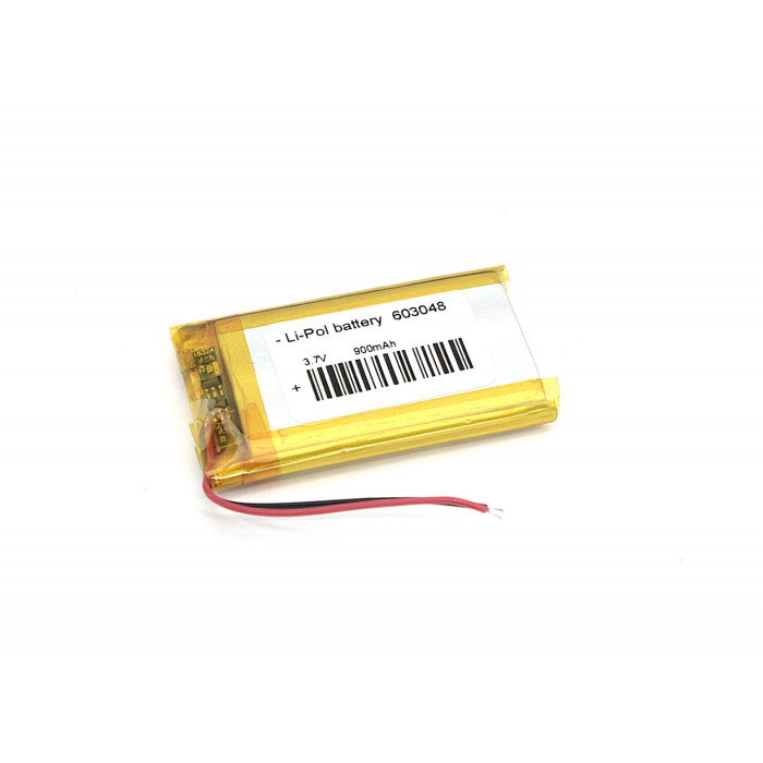 Аккумулятор Li-Pol (батарея) 6*30*48мм 2pin 3.7V / 900mAh