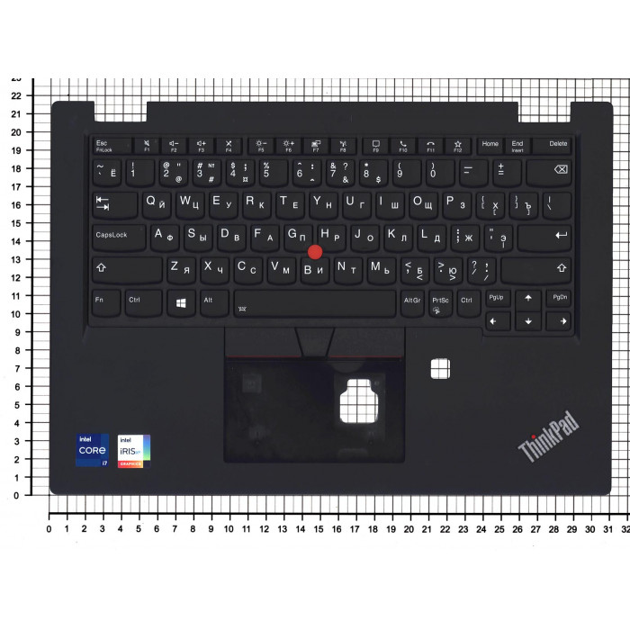 Клавиатура для Lenovo ThinkPad L13 Gen 2 топкейс