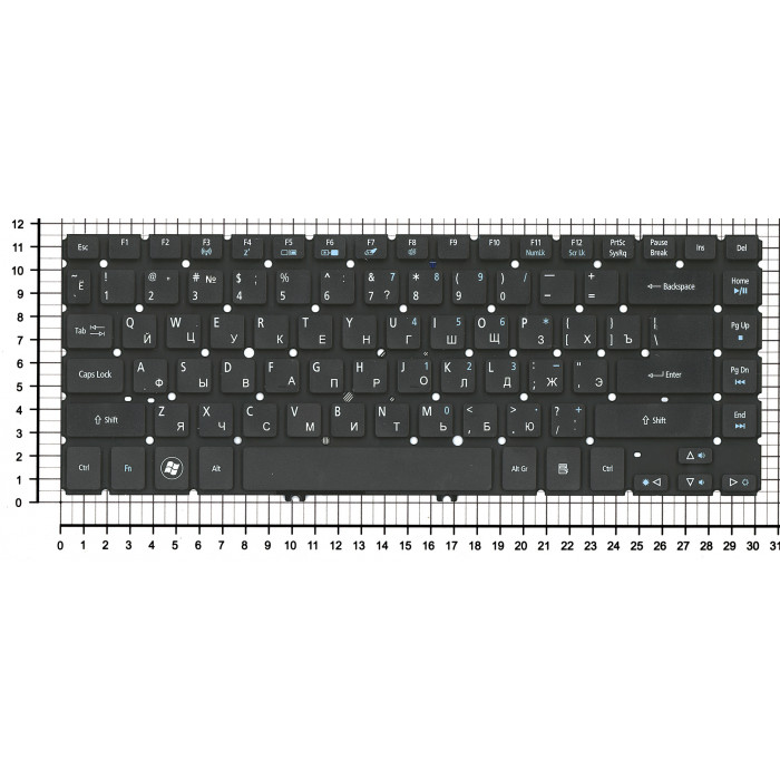Клавиатура для Acer Aspire V5-471 V5-431 M5-481T черная