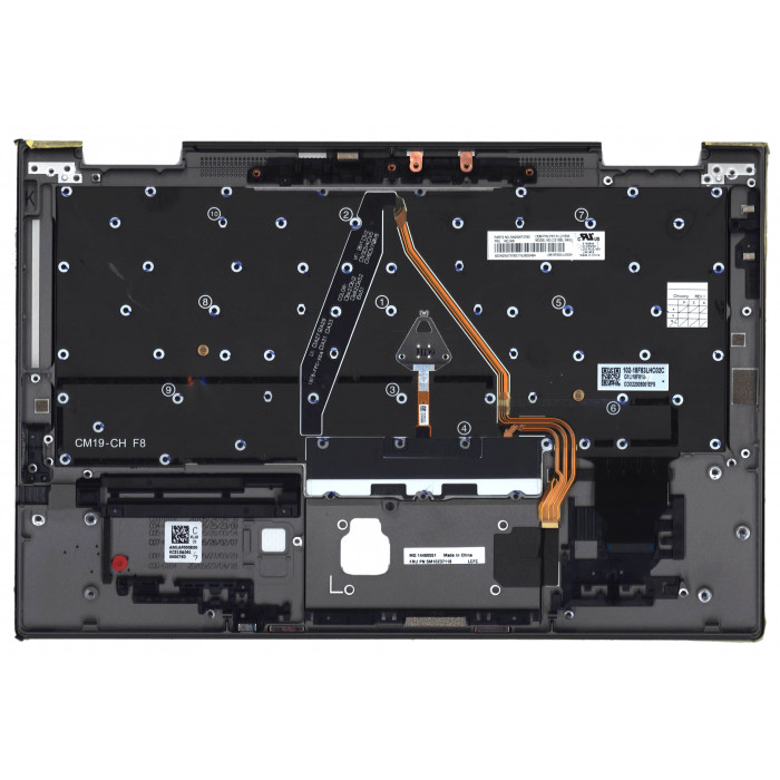 Клавиатура для Lenovo Thinkpad X1 Yoga 5th Gen топкейс