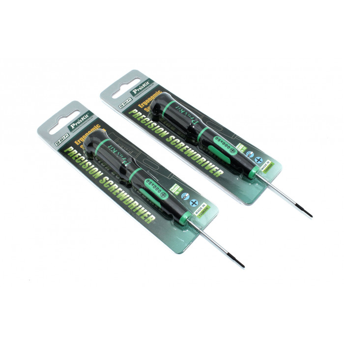 Отвертка крестовая Pro'sKit SD-081-P1 PH000 2 шт
