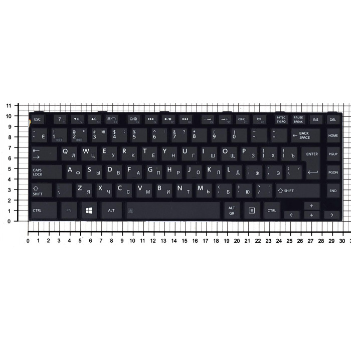Клавиатура для Toshiba Satellite C40D C40-A C40-B p/n: PK130WG1A20