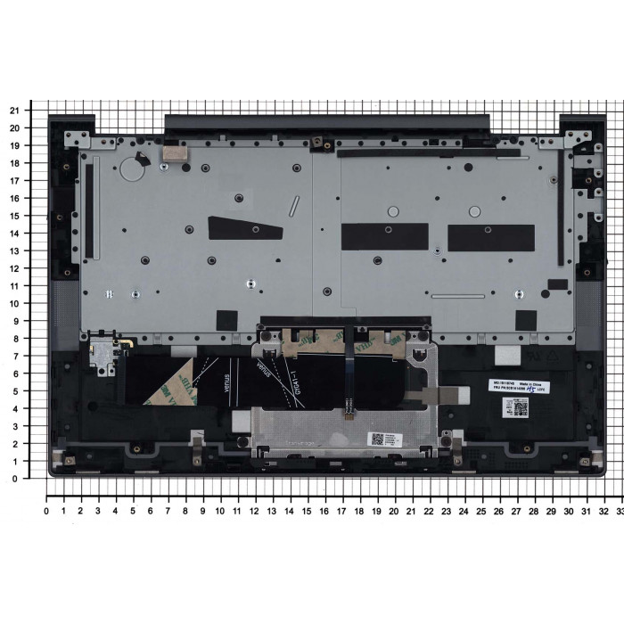 Клавиатура для Lenovo Yoga 7-14ITL5 топкейс черный
