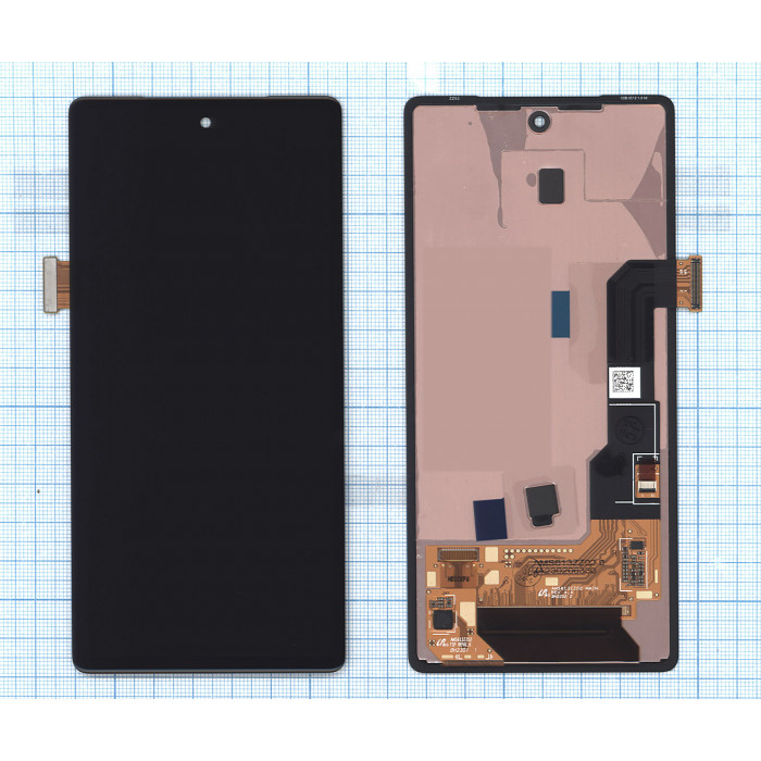 Дисплей (модуль) для Google Pixel 7A в сборе с тачскрином черный orig