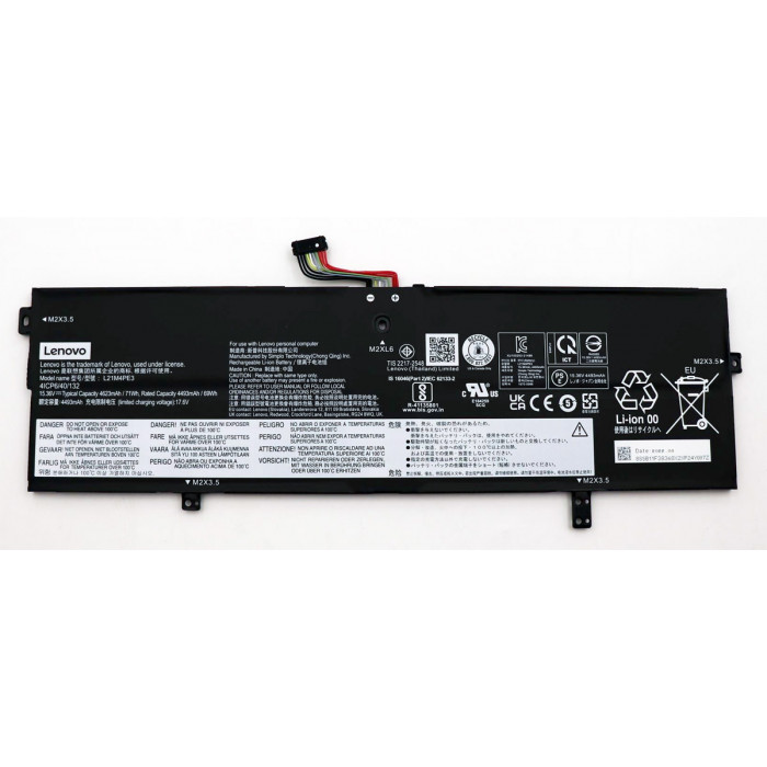 Аккумулятор для Lenovo Yoga 7 16IAP7 (L21M4PE3) 15.36V 71Wh