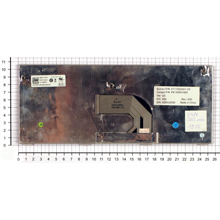 Клавиатура для Dell Inspiron mini 1012 1018 черная