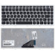 Клавиатура для Lenovo IdeaPad U310 черная с серой рамкой