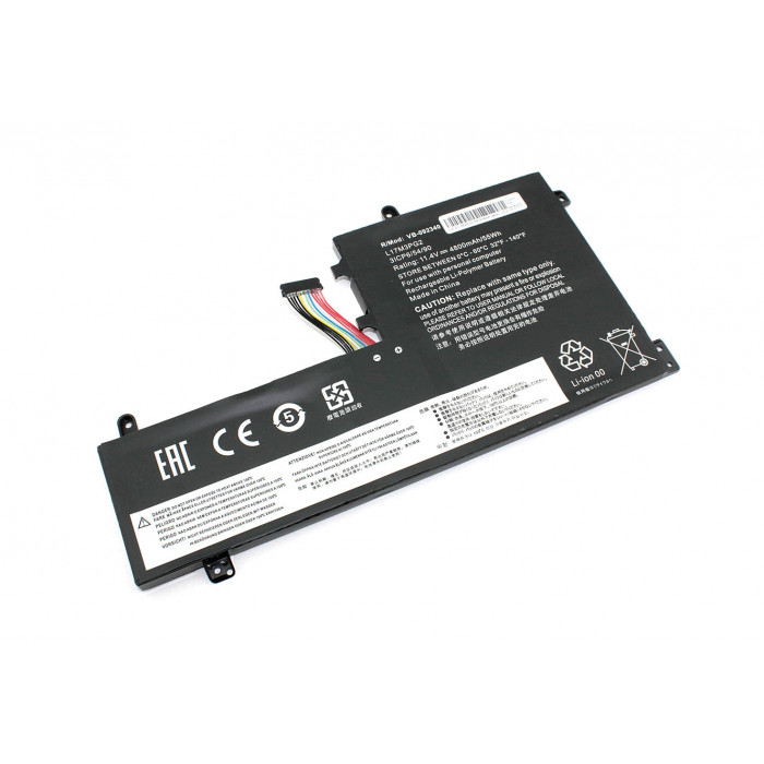 Аккумулятор для ноутбука Lenovo Legion Y7000 (L17M3PG2) 11.4V 4800mAh OEM средний шлейф