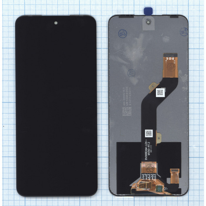 Дисплей для Tecno Pova Neo 2 (LG6n) в сборе с тачскрином черный