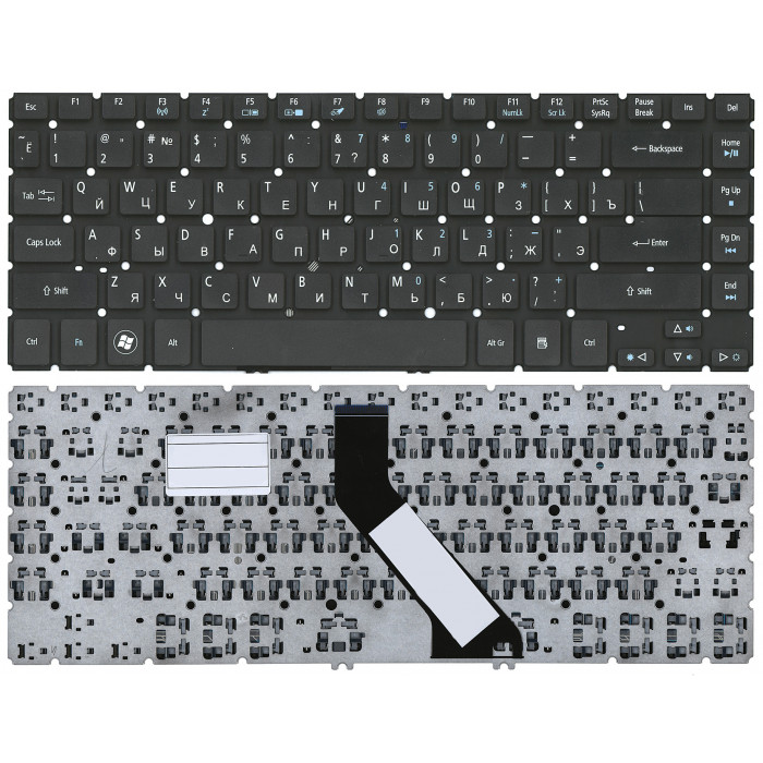 Клавиатура для Acer Aspire V5-471 V5-431 M5-481T черная