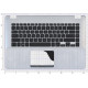 Клавиатура для Asus X505 топкейс серебро