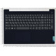 Клавиатура для Lenovo IdeaPad 3-15ITL05 топкейс синий