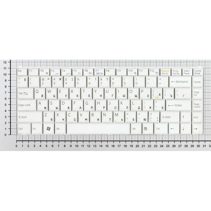 Клавиатура для Sony Vaio VGN-N N250 белая