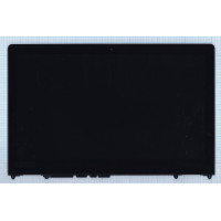 Модуль (матрица + тачскрин) для Lenovo Yoga 510-15IKB черный с рамкой