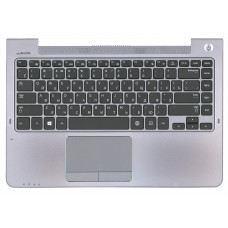 Клавиатура для Samsung 535U4C NP535U4C 535U4C-S02 черная топ-панель серый