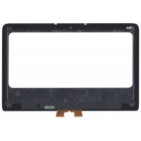 Модуль (матрица + тачскрин) для HP N133HSE-EA1 черный с рамкой