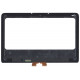 Модуль (матрица + тачскрин) для HP N133HSE-EA1 черный с рамкой