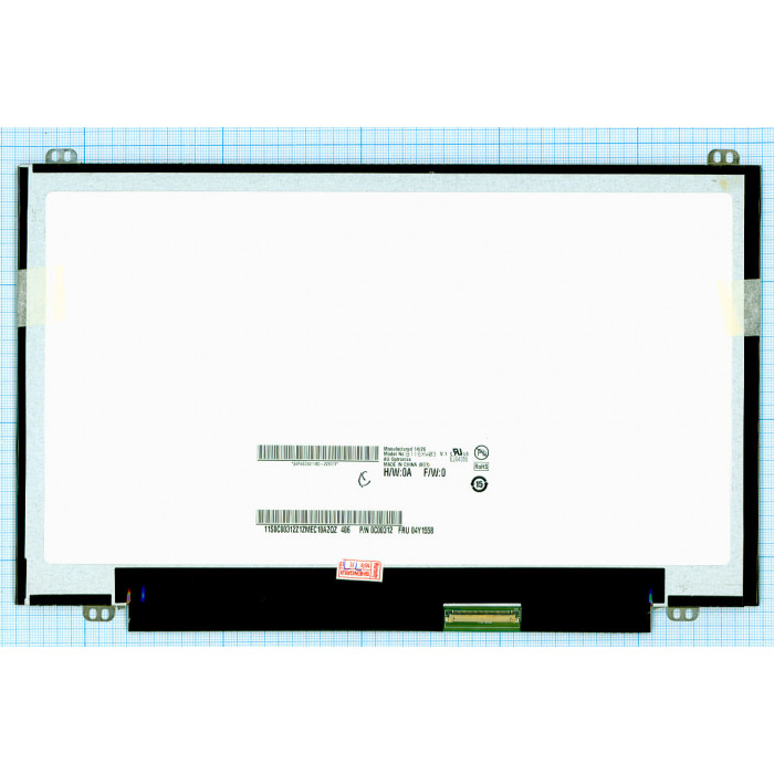 B116XW03 V.1 уши верх-низ глянцевая Матрица для ноутбука
