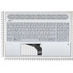 Клавиатура для HP 15-CS 15-CW топкейс Серебро