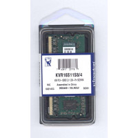 Модуль памяти KINGSTON VALUERAM KVR16S11S8 / 4 DDR3- 4Гб, 1600