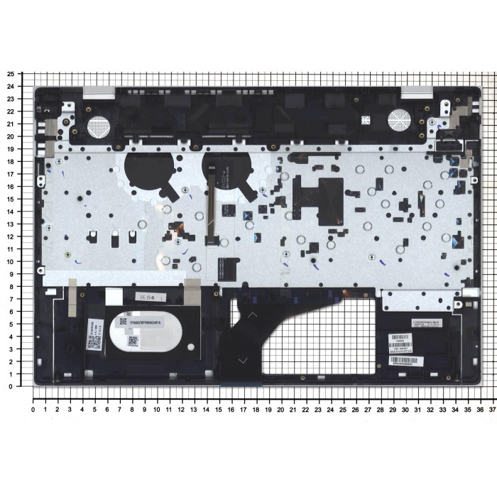 Клавиатура для HP 15-CS 15-CW топкейс Серебро