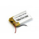 Аккумулятор Li-Pol (батарея) 3*15*25мм 2pin 3.7V / 75mAh