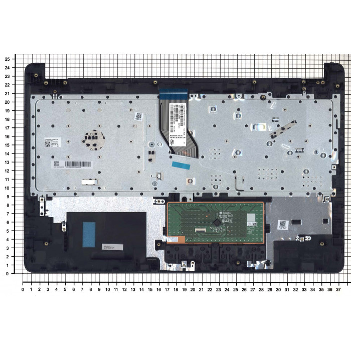 Клавиатура для HP 15-BS 15-BW топкейс черный