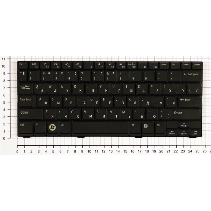 Клавиатура для Dell Inspiron mini 1012 1018 черная