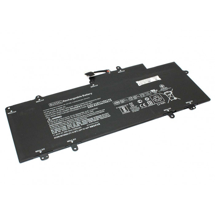 Аккумулятор для HP Chromebook 14-AK010NR (BU03XL) 11.4V 3280mAh