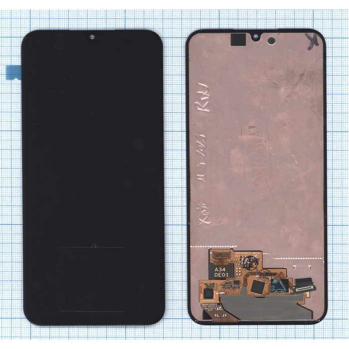 Дисплей для Samsung Galaxy A34 5G SM-A346B в сборе с тачскрином черный orig lcd
