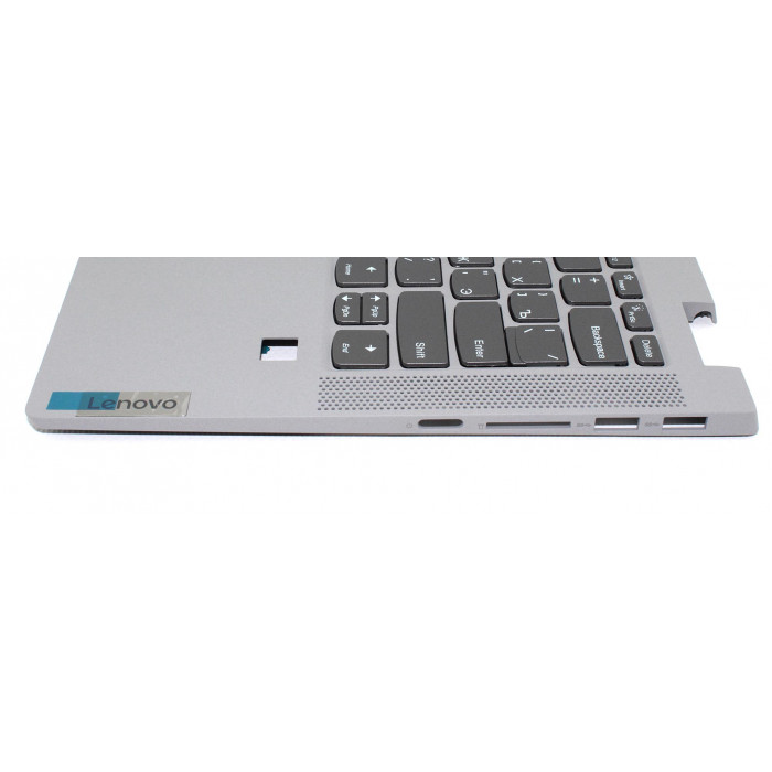 Клавиатура для ноутбука Lenovo IdeaPad Flex 5 14IAU7 серебристая