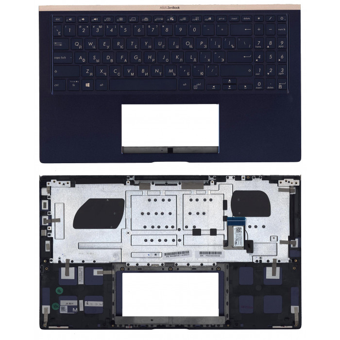 Клавиатура для Asus UX534 топ-панель черная