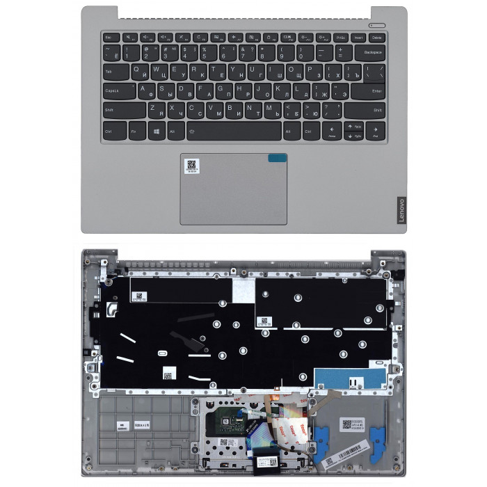 Клавиатура для Lenovo IdeaPad S340-14 топкейс silver