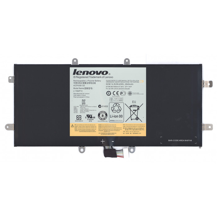 Аккумулятор для Lenovo IdeaPad Yoga 11 (L11M4P13) 42Wh черная