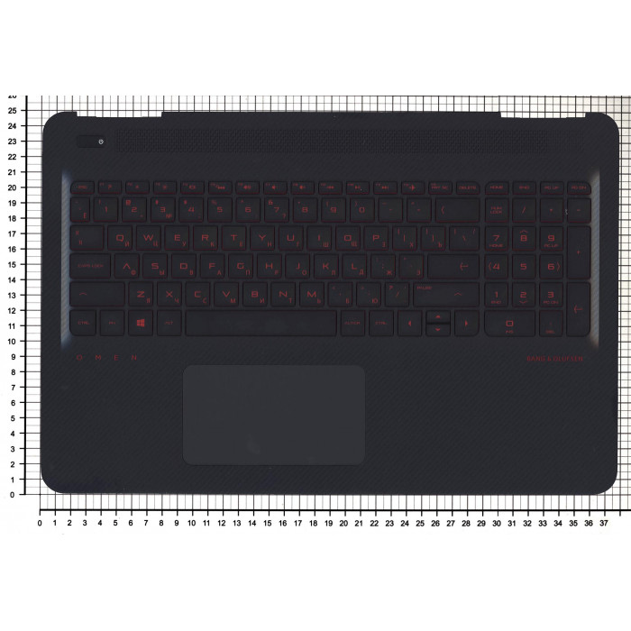 Клавиатура для HP Omen 15-AX топкейс
