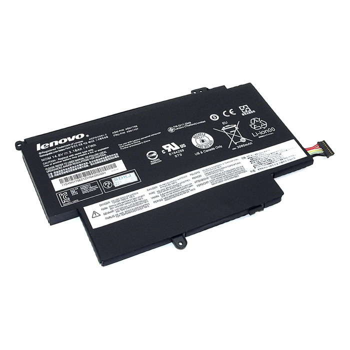 Аккумулятор для Lenovo ThinkPad S1 Yoga (45N1704) 14.8V 3180mAh