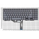 Клавиатура для Asus ZenBook Flip 15 UX562F, UX562FA, UX562FD, UX562FDX серебристая с подсветкой