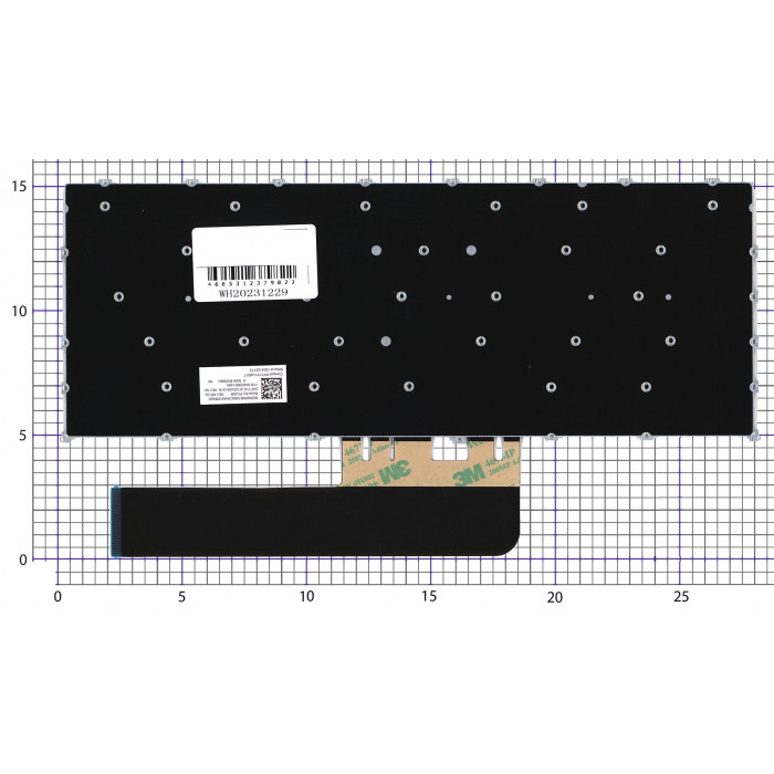 Клавиатура для ноутбука Lenovo IdeaPad Flex 5 14IAU7 черная