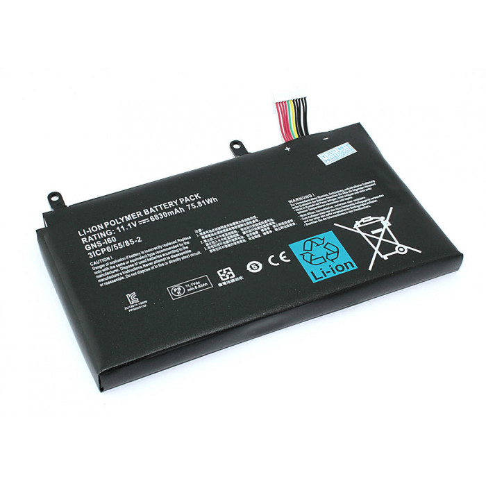 Аккумулятор для Gigabyte P35W v2 (GNS-I60) 11.1V 6830mAh/75.81Wh