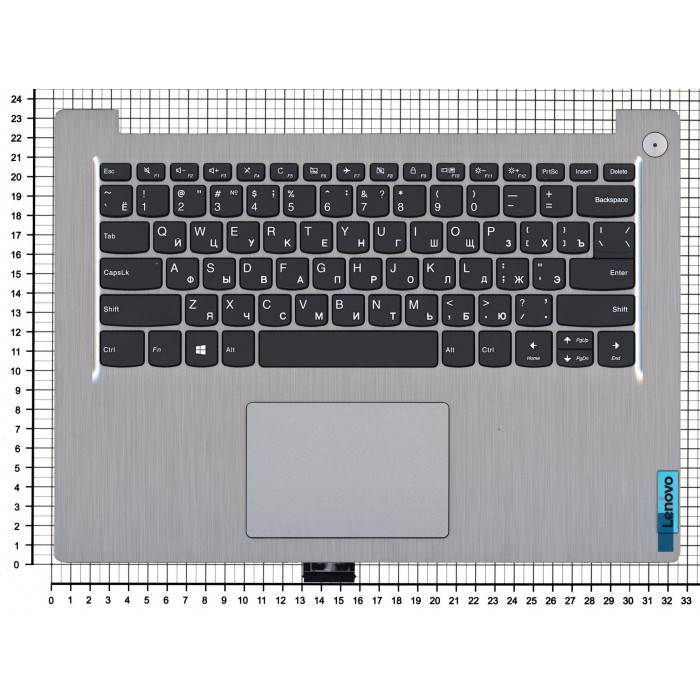 топкейс для Lenovo IdeaPad 3-14ITL05 Серебристый