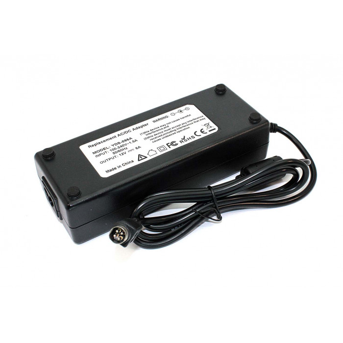 Блок питания для монитора и телевизора LCD 12V 8A (4Pin) OEM
