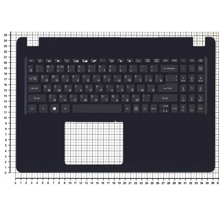 Клавиатура для Acer Aspire 3 A315-56 топкейс