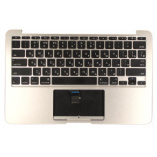 Клавиатура для Apple MacBook A1370 2011+ черная с подсветкой плоский ENTER топ-панель